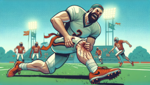 Gronkowski Injury During Flag Football Debut