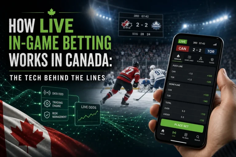 How Live In-Game Betting Works in Canada: The Tech Behind the Lines
