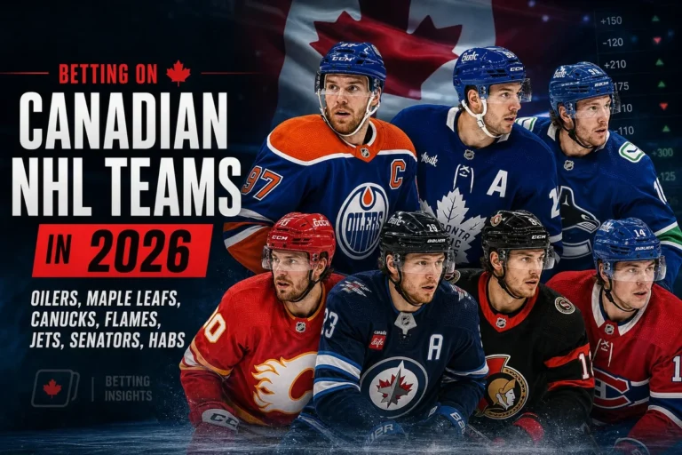 Betting on Canadian NHL Teams in 2026: Oilers, Maple Leafs, Canucks, Flames, Jets, Senators, Habs