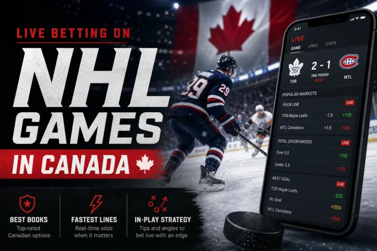 Live Betting on NHL Games in Canada: Best Books, Fastest Lines, and In-Play Strategy