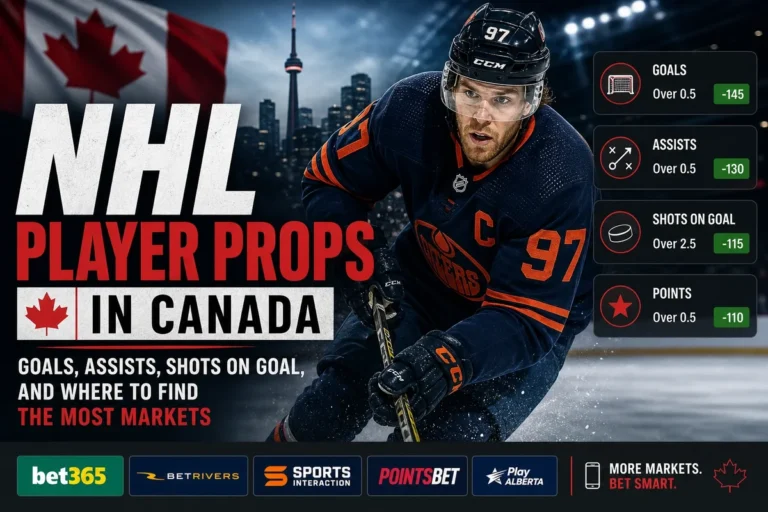 NHL Player Props in Canada: Goals, Assists, Shots on Goal, and Where to Find the Most Markets