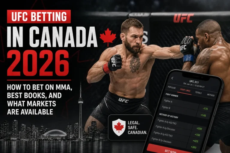 UFC Betting in Canada 2026: How to Bet on MMA, Best Books, and What Markets Are Available